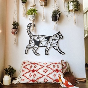 Cat Metal Wall Art – Home Office and Living Room Decoration - 1 of 4