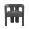 TOV Furniture Sloane Dark Grey Velvet Upholstered Dining Chair - 2 of 4