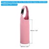 Unique Bargains Neoprene Insulated Removable Shoulder Straps Water Bottle Sling Bags 2.64"x7.28" 2 Pcs Pink - 2 of 4