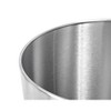 iDESIGN Round Metal Waste Basket The Patton Collection Brushed Stainless Steel: 3.3 Gallon Trash Can for Bathroom - 2 of 4