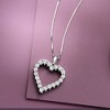 Ross-Simons 0.30 ct. t.w. Diamond Heart Pendant Necklace in Sterling Silver - 4 of 4