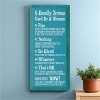 Slickblue Humorous Wood Wall Sign – 5 Deadly Woman Terms Explained – Rustic Home or Office Decor 9x18 - 2 of 3