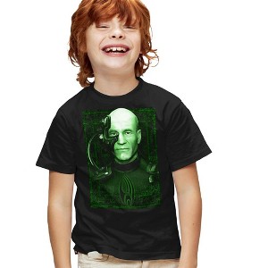 Boys' Short Sleeve Star Trek Locutus Of Borg T-Shirt - 1 of 4