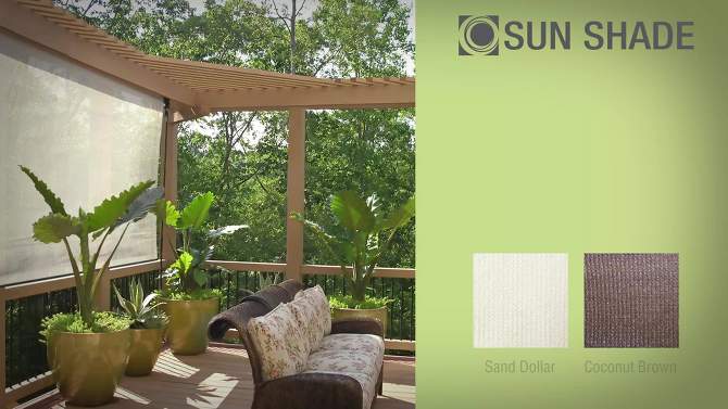 Outdoor Sunset Sunshades with Crank - Radiance, 2 of 7, play video