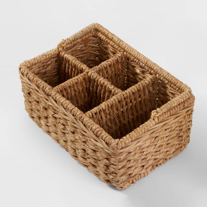 Chunky Seagrass Woven Utensil Caddy Beige/Cream - Threshold&#8482;, 3 of 4