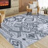 Vintage Area Rug Bohemian Washable Rug Soft Low Pile Rugs for Living Room Bedroom Dining Room - 3 of 4