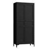 Tall Storage Cabinet,2 Doors,Kitchen Pantry 5 Tier Bathroom Cabinet with Adjustable Shelves - 4 of 4