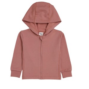 Hanes Pure Comfort Baby Lightweight French Terry Full-Zip Hoodie, Organic Cotton, Boys & Girls - 1 of 3