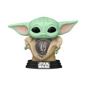 Funko POP! Star Wars Mandalorian Din Grogu with Armor Figure - 1 of 3