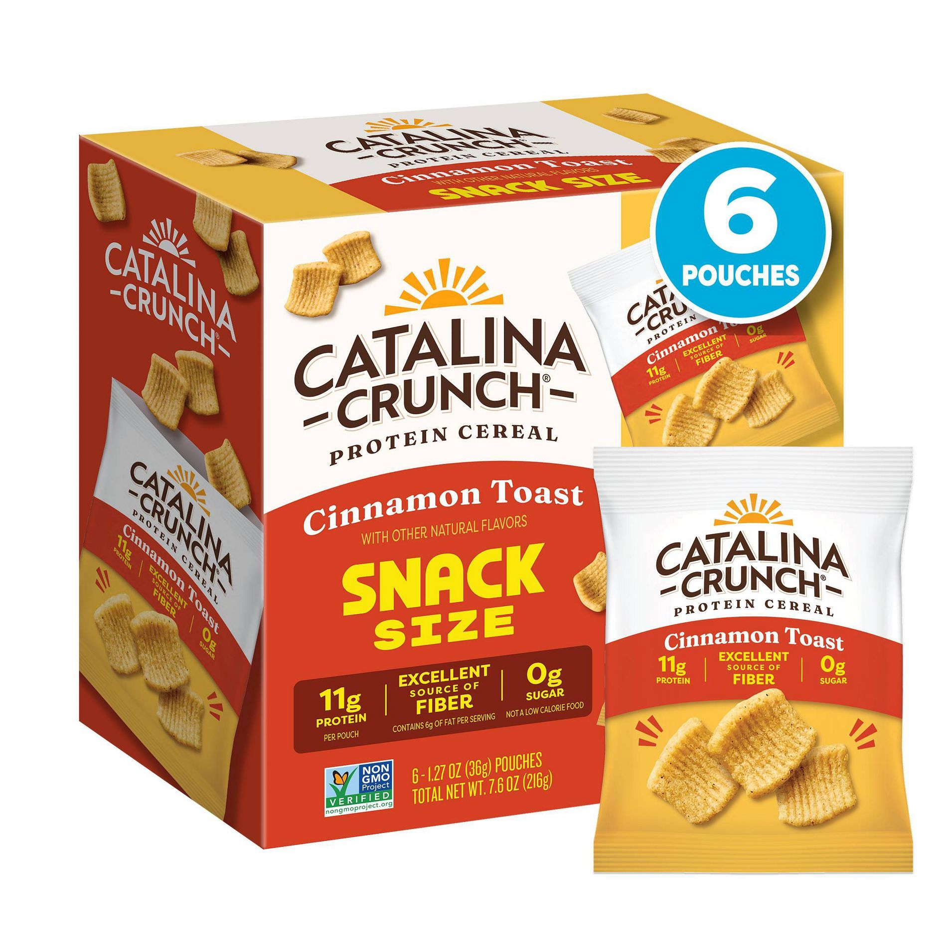 Catalina Crunch Cinnamon Toast Breakfast Cereal - 7.6oz/6ct