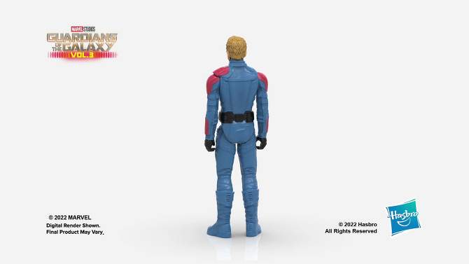 Marvel Guardians of the Galaxy Vol. 3 Titan Hero Series Star-Lord Action Figure, 2 of 7, play video