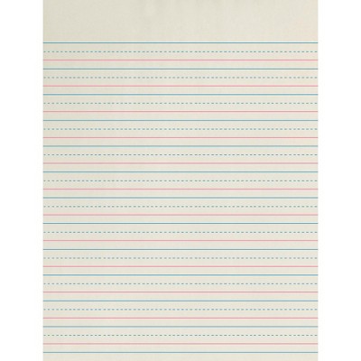 School Smart Zaner-Bloser Paper, 1/2 Inch Ruled, 8 x 10-1/2 Inches, 500 Sheets