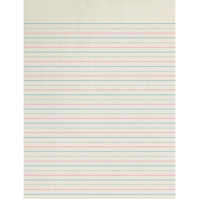 School Smart Zaner-Bloser Paper, 1/2 Inch Ruled, 8 x 10-1/2 Inches, 500 Sheets