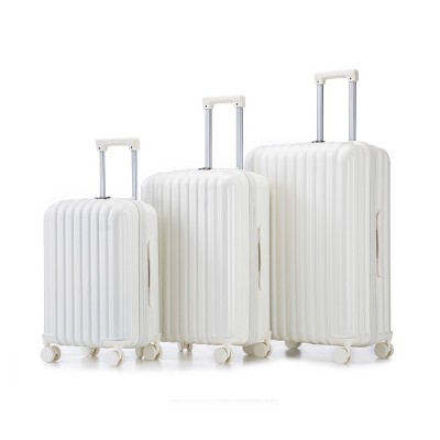 Luggage Sets,20/24/28Inch ABS Spinner Wheel Luggages With Cup Holder And USB Port And Phone Holder,3 Piece Set Of Luggage-Cuddlewood