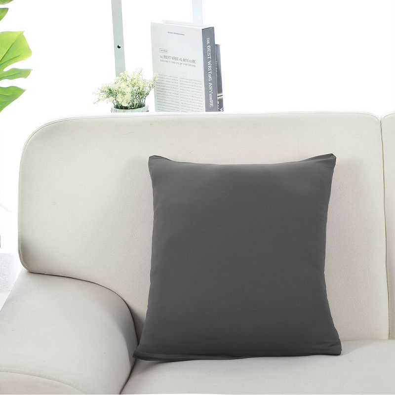 PiccoCasa Home Elastic Zip Up Sofa Seat Polyester Pillowcase Cushion Cover Pad, 5 of 7