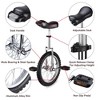 Yescom 16IN Wheel Outdoor Unicycle Adjustable Seat Anti-Skid Pedal Circus Bike for Adults Teenagers Kids - 2 of 4