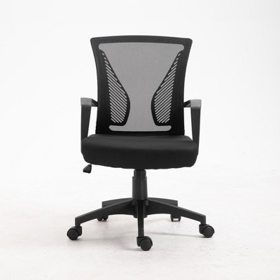 DOMETOUR Flairback Mesh Office Chair-Black