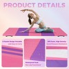Folding Gymnastics Mat, Portable Fitness Floor Tumbling Mat with Carrying Handles, High Density Fitness Mat for Pilates, Aerobics and Yoga - 4 of 4