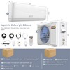 Costway 12000 BTU Mini Split Air Conditioner & Heater Ductless 17 SEER2 750 Sq. Ft - 4 of 4