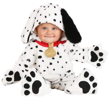 HalloweenCostumes.com Plush Dalmatian Puppy Infant Jumpsuit