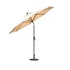 PURPLE LEAF Patio Umbrella Outdoor Table Umbrella Aluminum Frame Market Umbrella Sun Umbrella with 8 Sturdy Ribs - 3 of 4