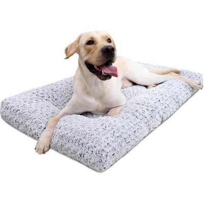 Washable Dog Bed Deluxe Plush Dog Crate Beds Comfy Kennel Pad Anti-Slip Pet Sleeping Mat for Large, Jumbo, Medium, Small Dogs Breeds