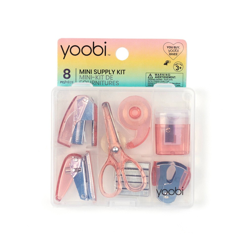Photos - First Aid Kit Mini Office Supply Kit - Pink - Yoobi™ Blush