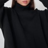 Coolmee Women's Turtleneck Sweater Chunky Long Sleeve Knitted Pullover High Low Hem Basic Jumper Top - 3 of 4
