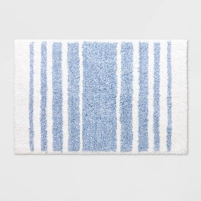 blue bath rugs