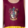 Harry Potter Girls All Houses Crest Logo Tank Stripe Accent Pajama Nightgown - 3 of 4