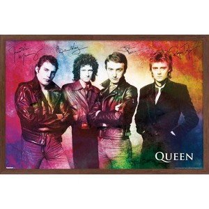 Trends International Queen - Watercolor Framed Wall Poster Prints - 1 of 4