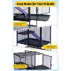 Metal Small Animal Cage,34 ''H Multi-Level Ferret Cage for Small Animals - Large Hamster Cage with Ramp, Extra Storage Stand - 4 of 4