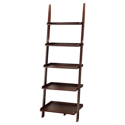 72.25" American Heritage Bookshelf Ladder Espresso - Breighton Home