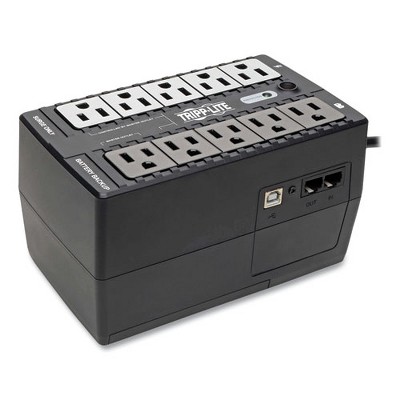 Tripp Lite ECO Series Energy-Saving Standby UPS, 10 Outlets, 550 VA, 316 J