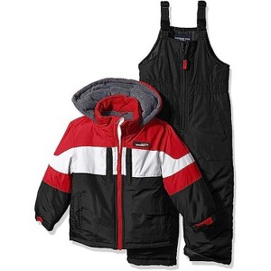 LONDON FOG Big Boy's 2-Piece Colorblock Coat & Snow Bib Snowsuit Sets - 1 of 2