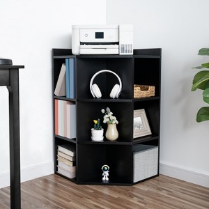 Home Imports Emporium Grid Corner Cabinet with USB Ports & Outlets - 1 of 4