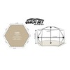 CLAM Quick-Set Pavilion Camper Foot Portable Pop-Up Camping Outdoor Gazebo Screen Tent 6 Sided Canopy Shelter with Stakes and Bag - 2 of 4