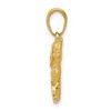 Black Bow Jewelry 14k Yellow Gold Race Horse and Jockey Pendant - 2 of 4