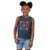 The Juniper Shop Coquette Bows And USA Strawberries Toddler Tank - 4 of 4