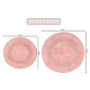 Radiant Bathroom Rugs Set, Washable Rug, Extra Soft and Absorbent bath Rug, Kitchen Mat, Bath Mat Set, Bath Floor Mat Non-Slip, 2 Pcs Set(22+30), Pink - 3 of 4