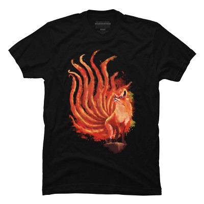 Men's Design By Humans nine tailed fox By diablojozu T-Shirt