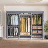 VIPEK V10C Plus Portable Closets Heavy Duty Clothes Rack Covered Wardrobe Closet Storage Rack, White Clothing Rack with Cover - 2 of 4