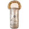 Cover Baby 0-3 Years Organic Premium Beige Wool Adjustable Footmuff in Pastel Gold - 3 of 4