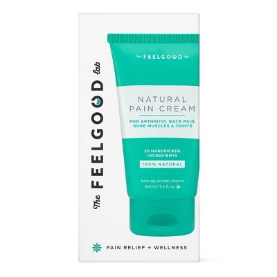 The Feel Good Lab Natural Fragrance Free Pain Cream - 3.4oz : Target