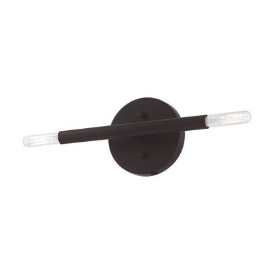 Copenhagen Industrial Bronze 2-Light ADA Wall Sconce