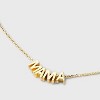 14K Gold Dipped "Mama" Slider Pendant Necklace - A New Day™ Gold - 4 of 4