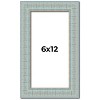 PosterPalooza | Panoramic Refined Blue Picture Frame - UV Acrylic, Foam Board Backing, Hanging Hardware - 2 of 4