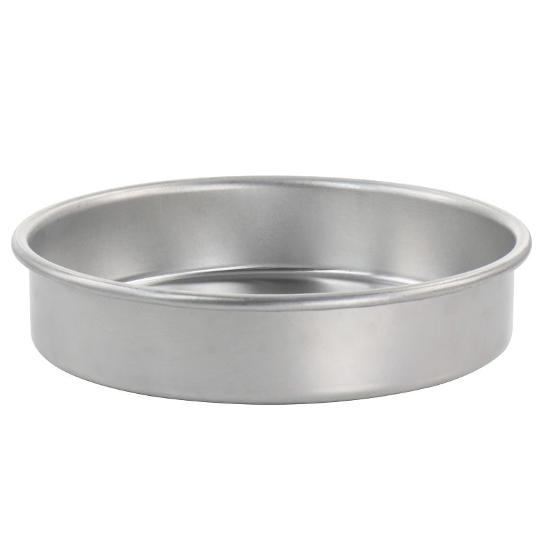 Oster Baker's Glee 9 Inch Aluminum Round Cake Pan in Silver, 1 of 7
