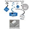 Big Dot of Happiness 2026 Blue Graduation Party Supplies - 387 Piece Decoration Kit - Fundle Bundle - 4 of 4