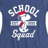 Girls' - Peanuts - Snoopy School Squad Fit & Flair Cap Sleeve Graphic Dress - 2 of 4